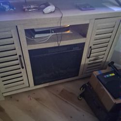 Electric AMISH BUILT FIREPLACE 