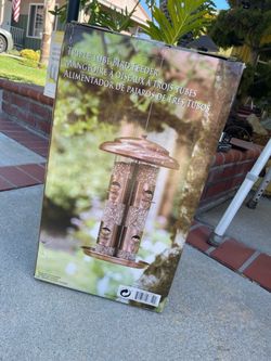 Triple Tube Bird Feeder in Box