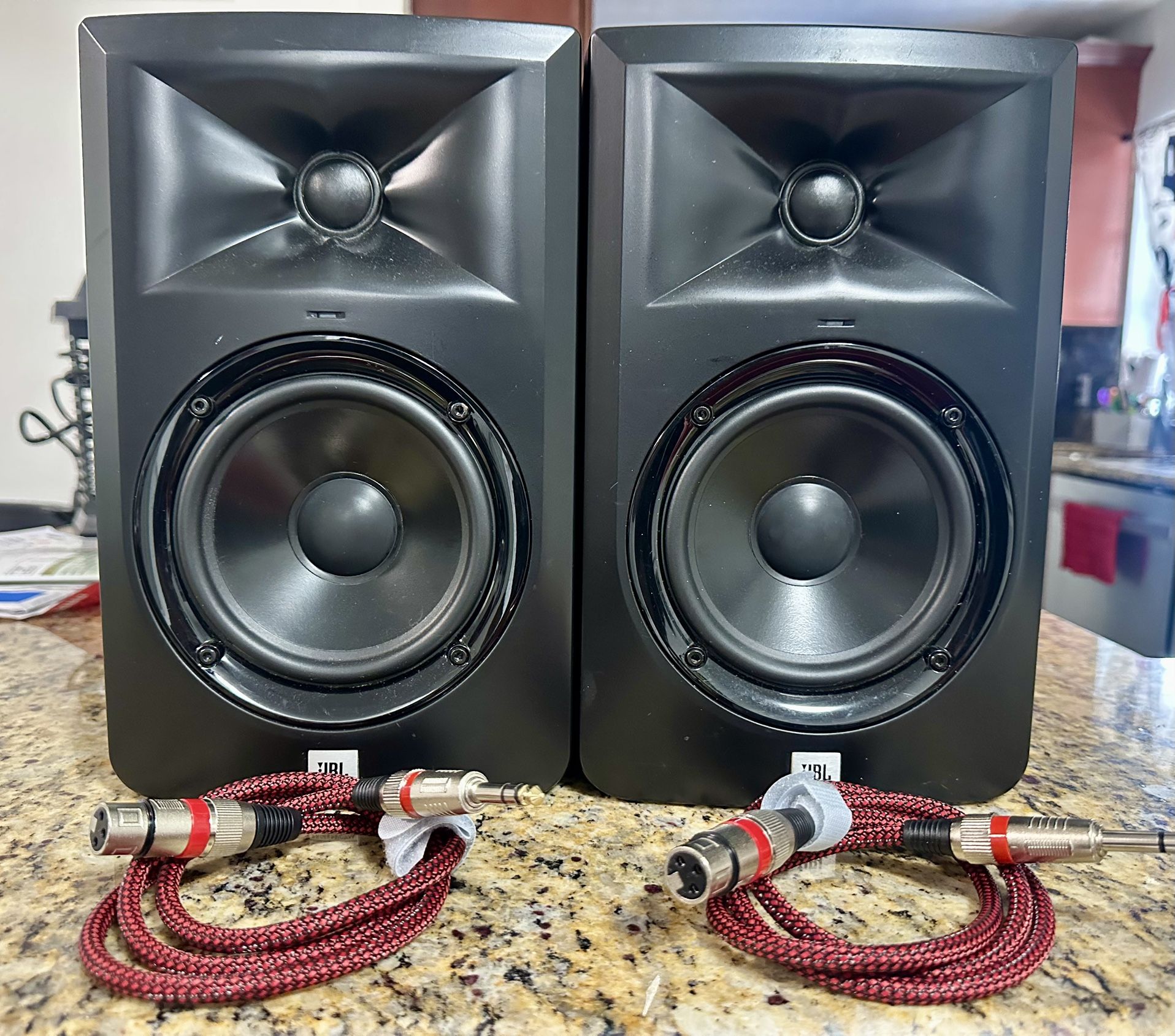 (Pair) Of JBL LSR 305 Studio Monitors 