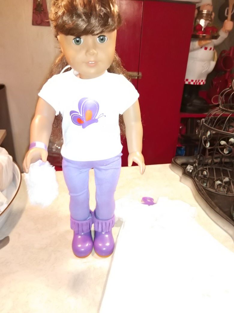 American girl doll and accessories