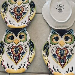 Espana Owl Plates