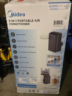 Midea 3-in-1 Portable Air Conditioner 8000 BTU