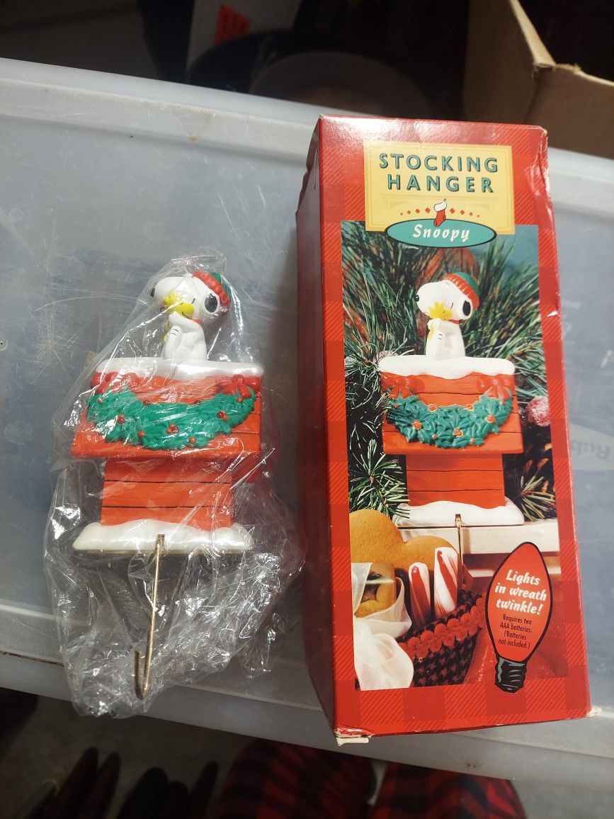 Hallmark Snoopy Stocking Hanger