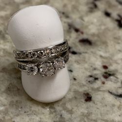 1.48 Carrot White Gold Wedding Set
