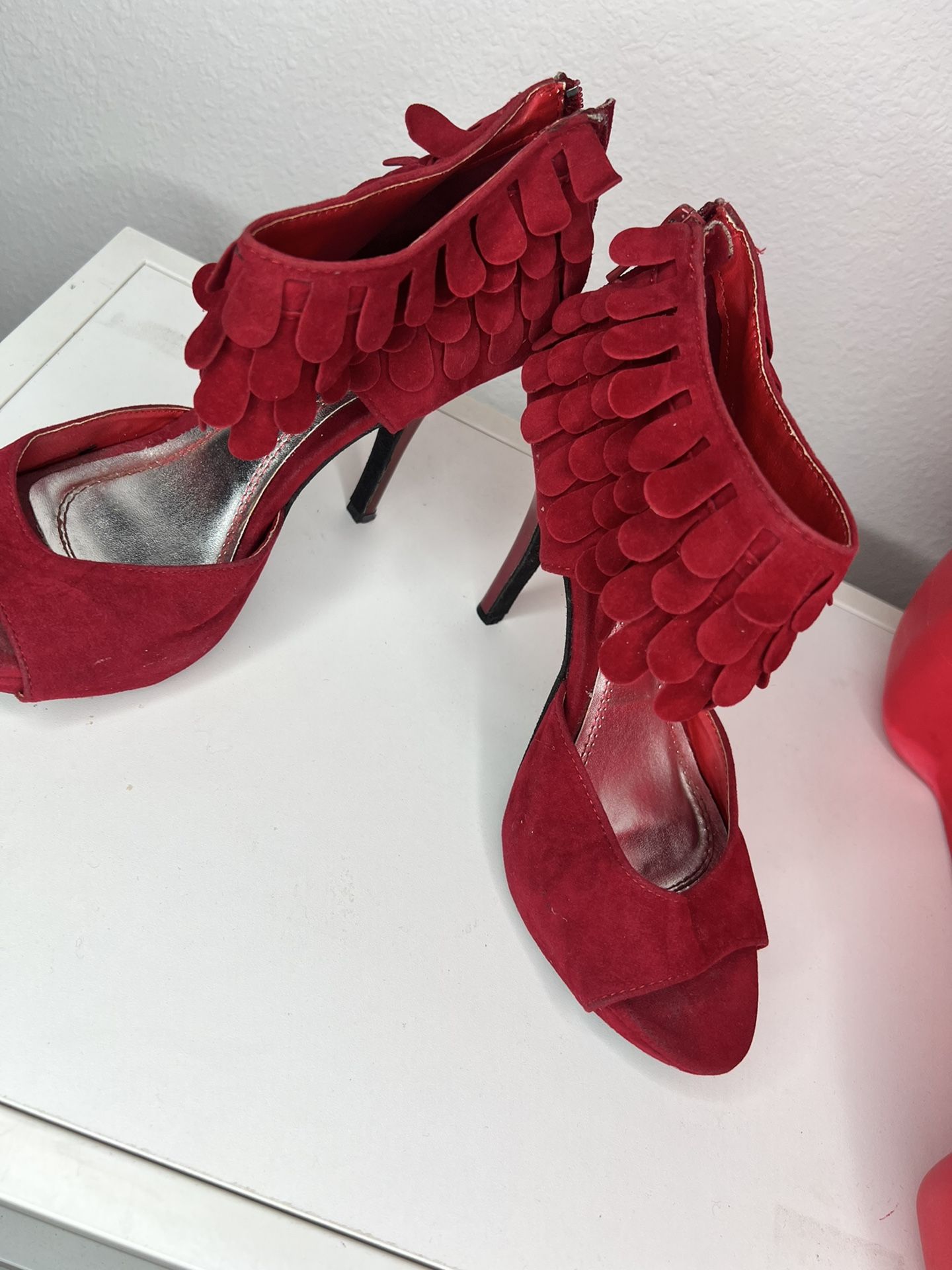 Red Heels Size 8