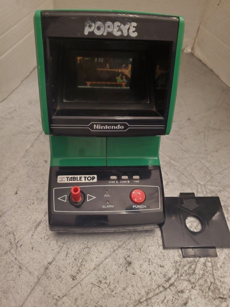Popeye Tabletop video Game Tested & Working Vintage 1983 Nintendo great retro gaming collectable