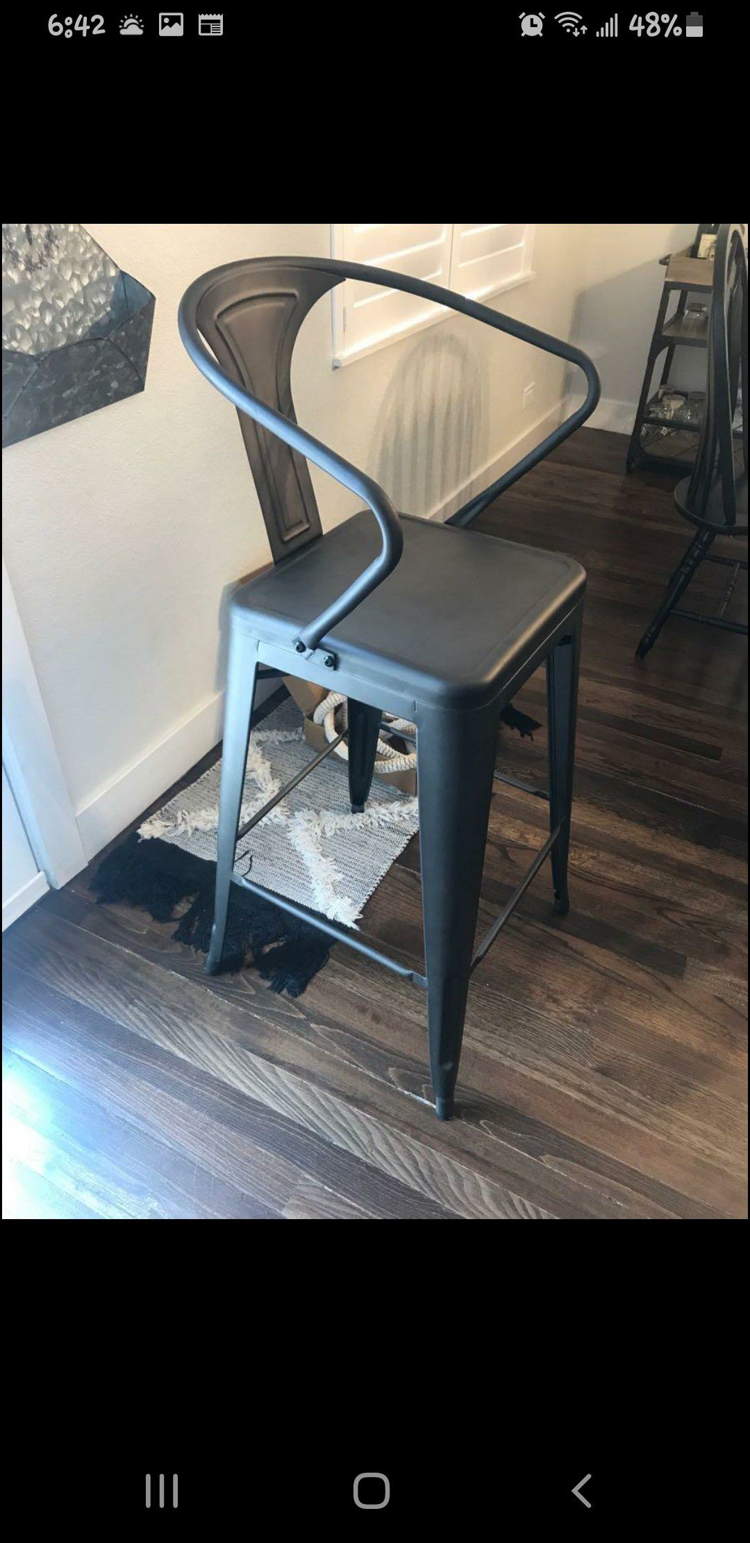 Bar height stool chair