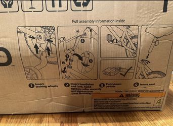 Brand New huffy paw patrol skye 12” bike