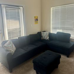 Black Sectional Couch