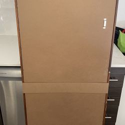 Target Modern Curved Brown Wood Mirror