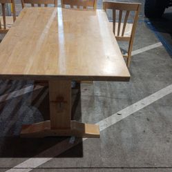 Woden Kitchen Table set 