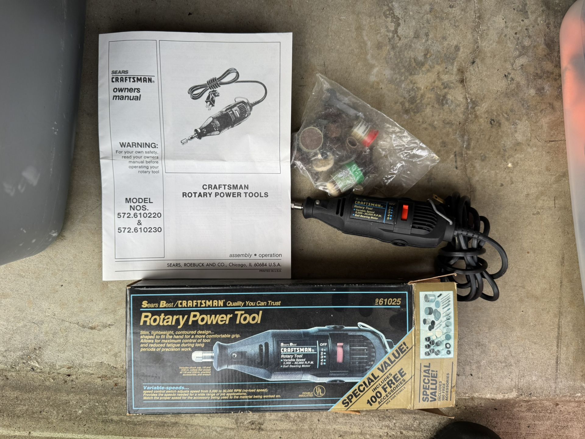 Craftsman Rotary Power Tool 61025