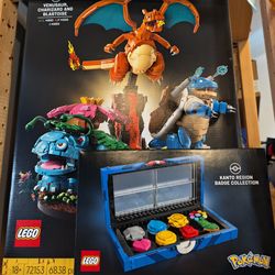 3 Pokemon Lego sets - new sealed