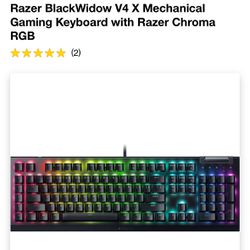 Razer Blackwidow V4 X  Mechanical Gaming Keyboard 