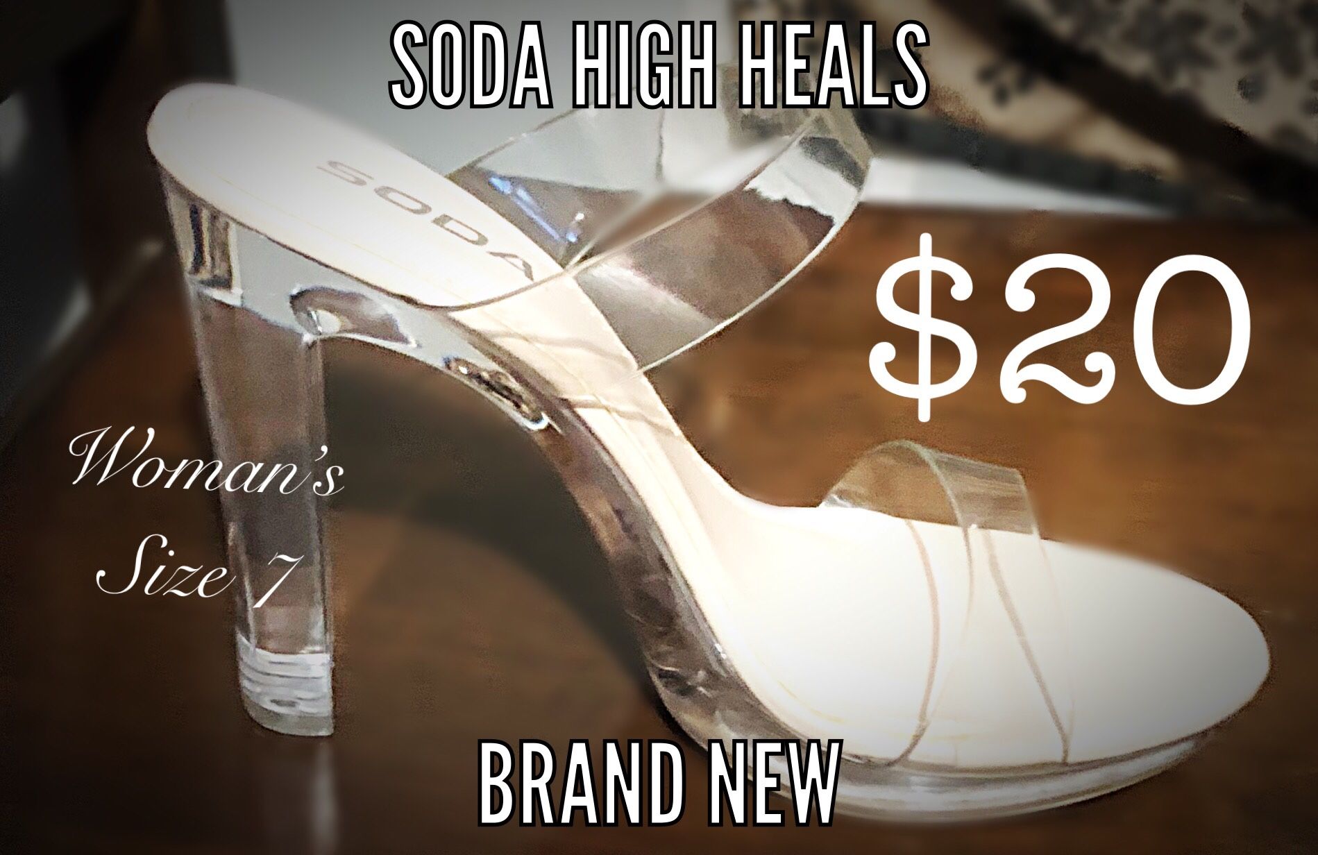 Cinderella “glass” Slipper High Heals