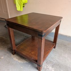 Wood Side Table