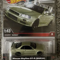Nissan Skyline GT-R BNR34 V spec w/ NISMO Parts * 2024 Hot Wheels 1:43 Scale Series