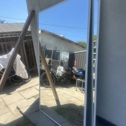 Glass closet door