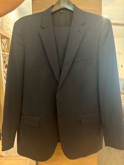 Jos A Bank Black Traveler's Slim Fit Suit - 41 Regular, Pants 32 x 32