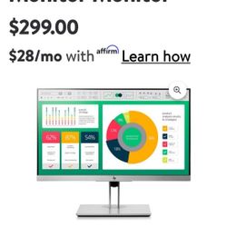 NEW HP ELITE DISPLAY MONITOR 21.5 INCHES 