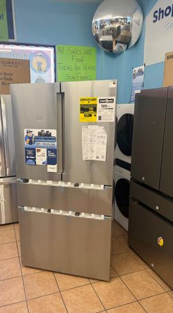  Bosch 800 Series 20.5 cu. ft. Counter Depth French 4-Door Bottom Mount Refrigerator with FarmFresh System