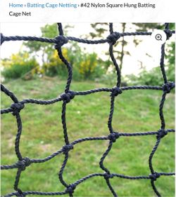 Batting cage nets