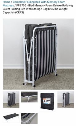 iBed Hideaway Folding Guest Bed