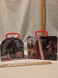 "Star Wars" Metal Lunch Boxes, Lot Of Two, 2015 & 2019