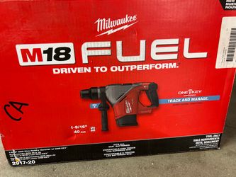 Milwaukee m18 - 1-9/16" SDS Max Rotary Hammer w/ ONE-KEY