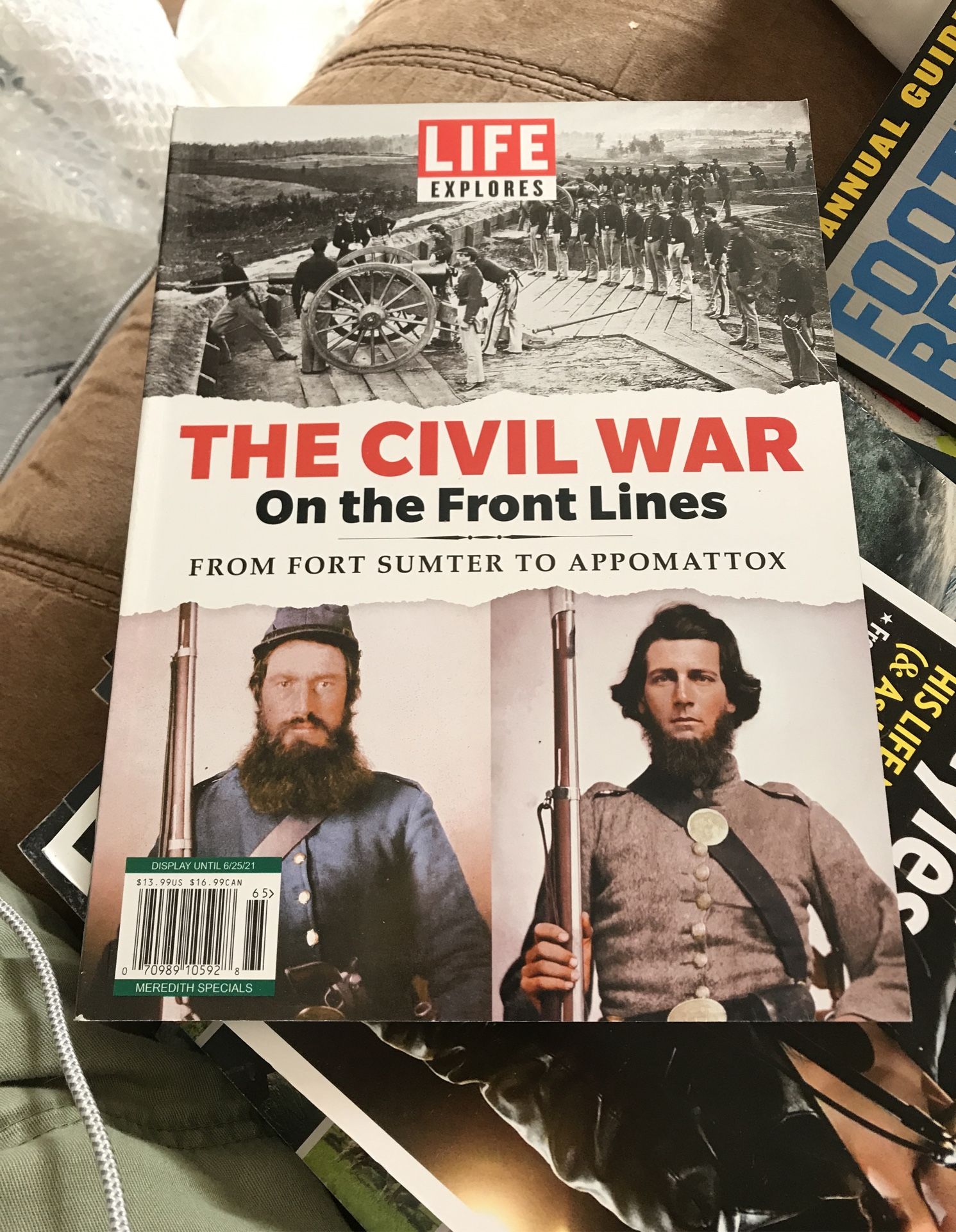 CIVIL WAR ON THE FRONT LINES LIFE MAG.