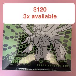 Perfect Order Pokemon Center Elite Trainer Box