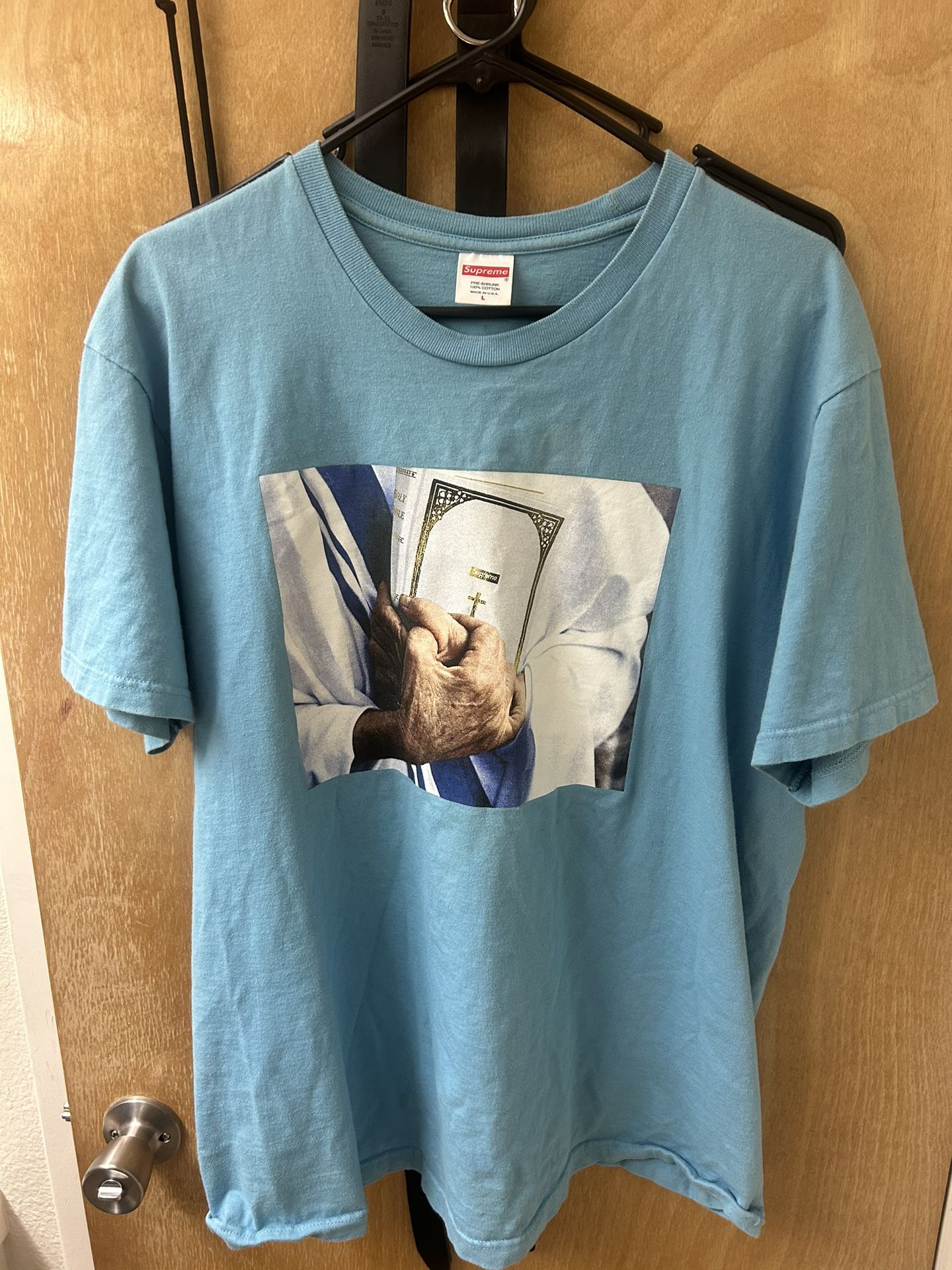 Supreme Bible Blue T-shirt 