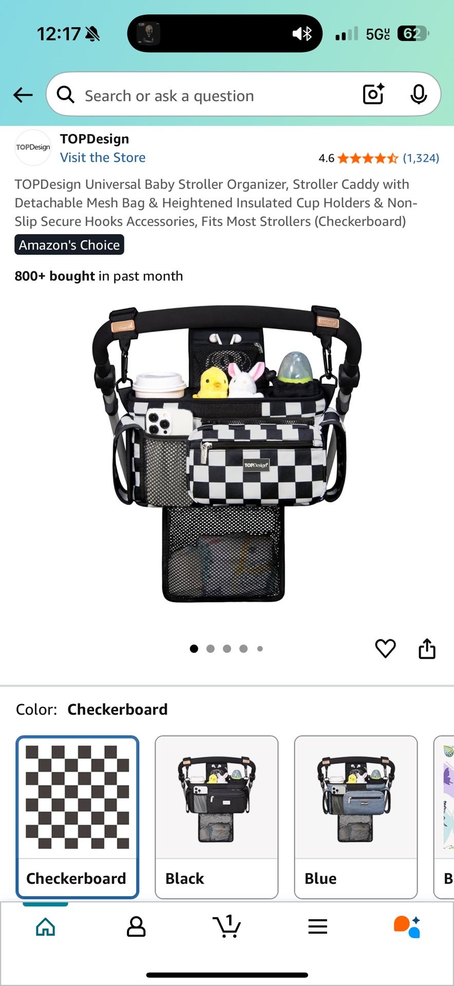 TOPDesign Stroller Caddy