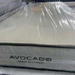 TWIN XL AVOCADO MATTRESS & BOX SPRING BED SET