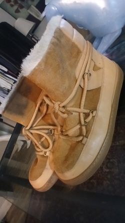 Aldo Womens Fur Lined Boots SIZE 10