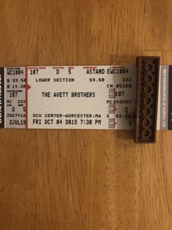 2 tickets to The Avett Brothers 10/4 7:30pm