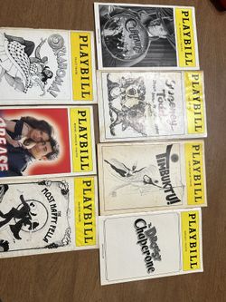Playbill Various New York Theatres