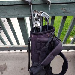 Set Of Old Golf Clubs