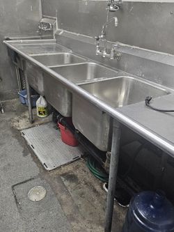 3 comparment sink