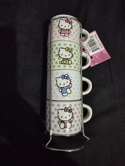 Hello Kitty Ceramic Mini Mug Set