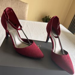 Red Velvet Heels