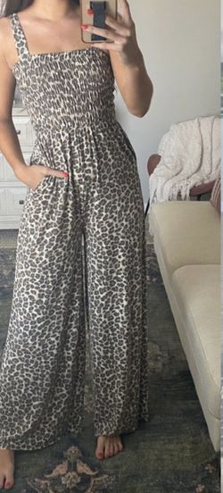 cheetah jumpsuit 