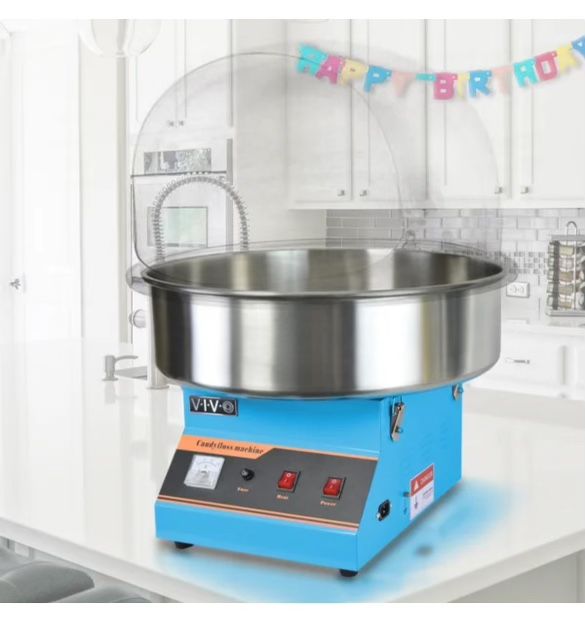 Blue Electric Commercial Cotton Candy MACHINE NIB