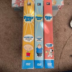 Family Guy volumes 1-3 DVD