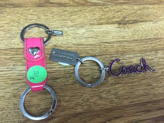 Coach key chains