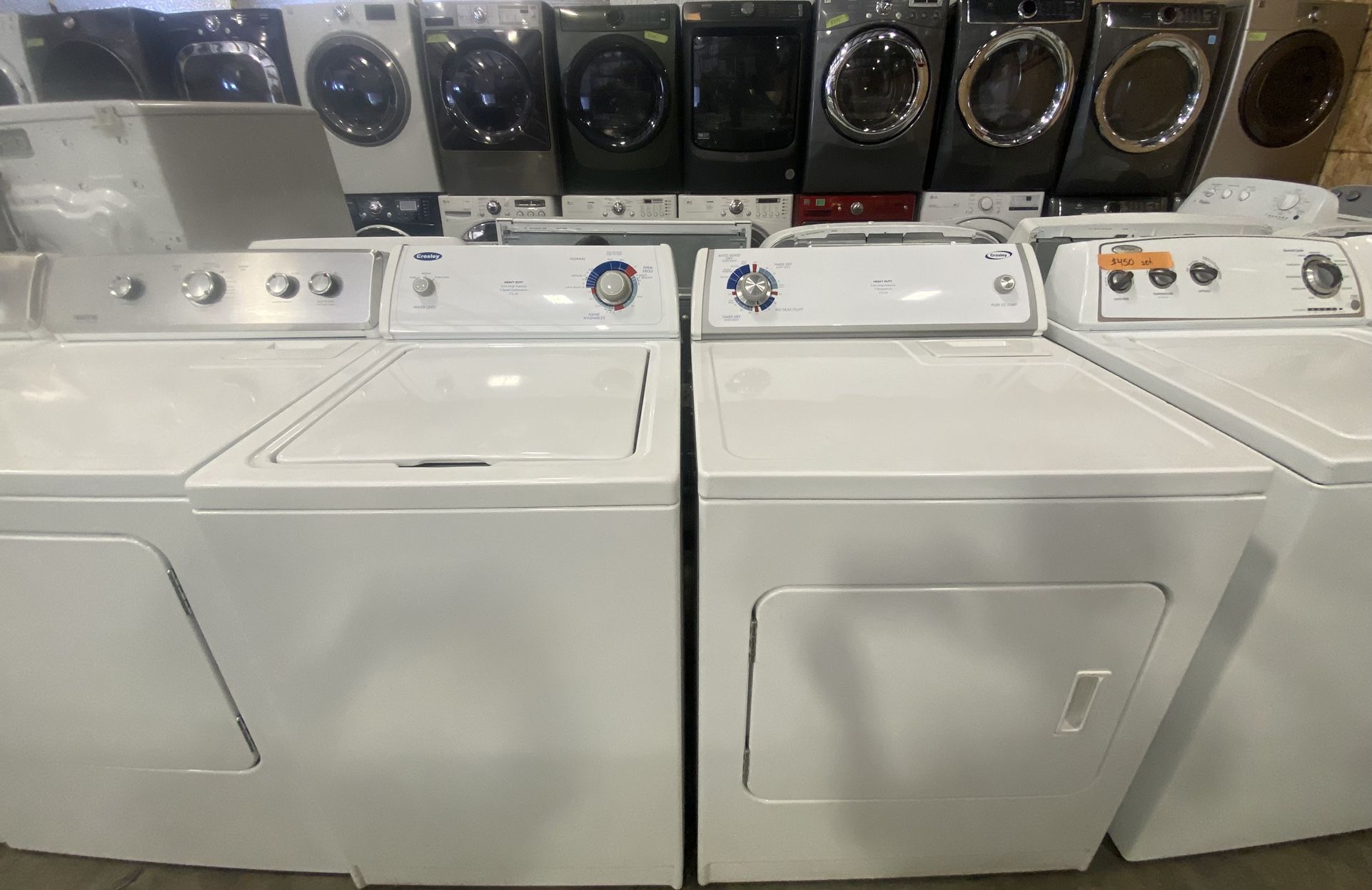 WASHER AND DRYER ELECTRIC SET *SETS WARRANTY ATTACHMENTS DELIVERY