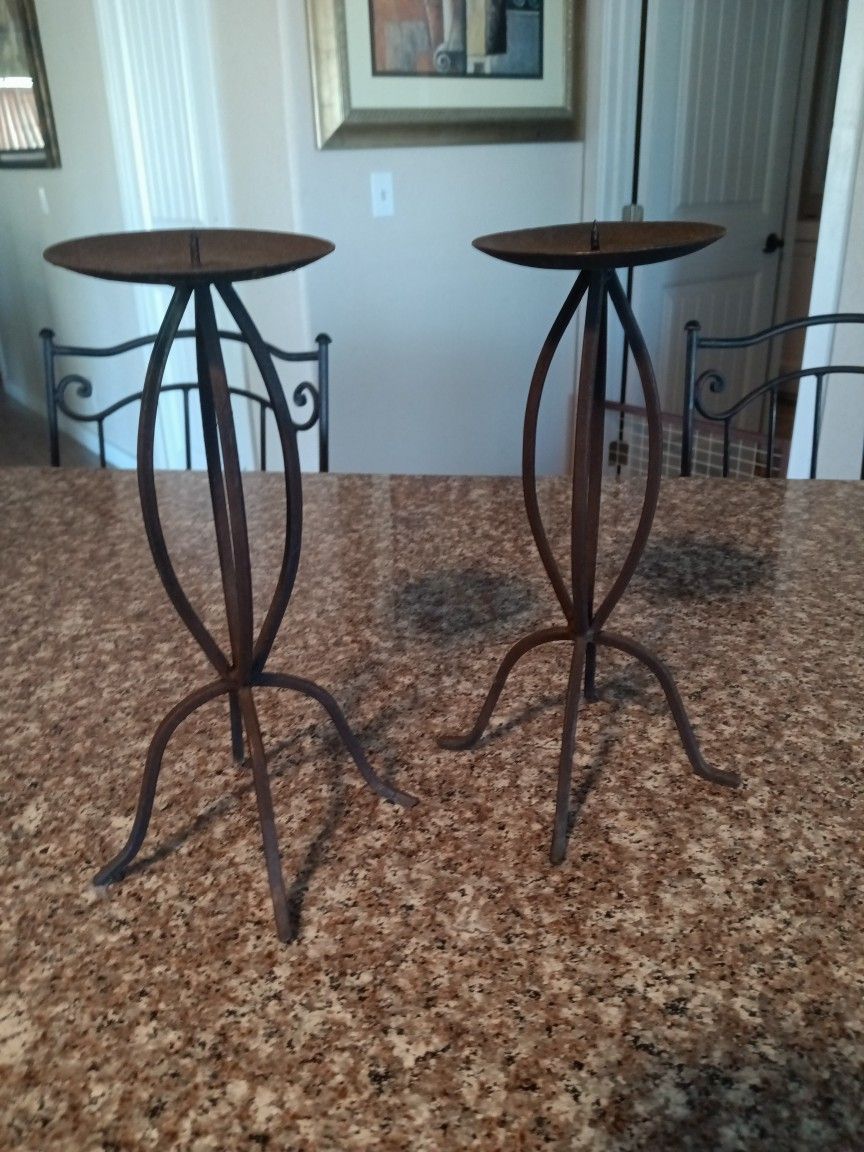2 Decorative Candle Holders