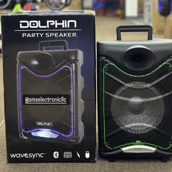 Portable Bluetooth Party Speakers w/ LED Lights