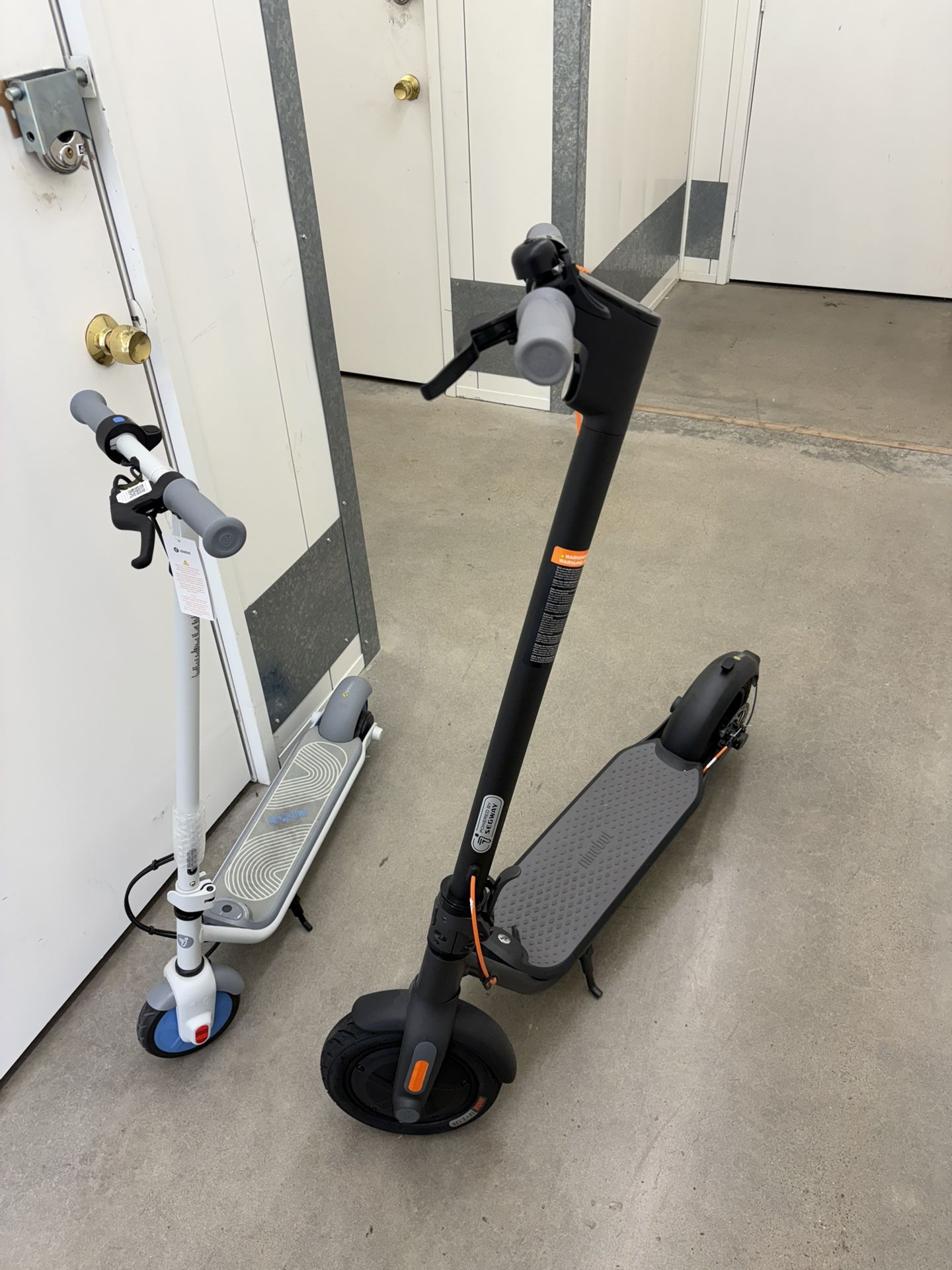 Two Segway E-scooters 