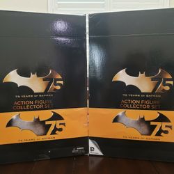 75 Years Of Batman Action Figure Set